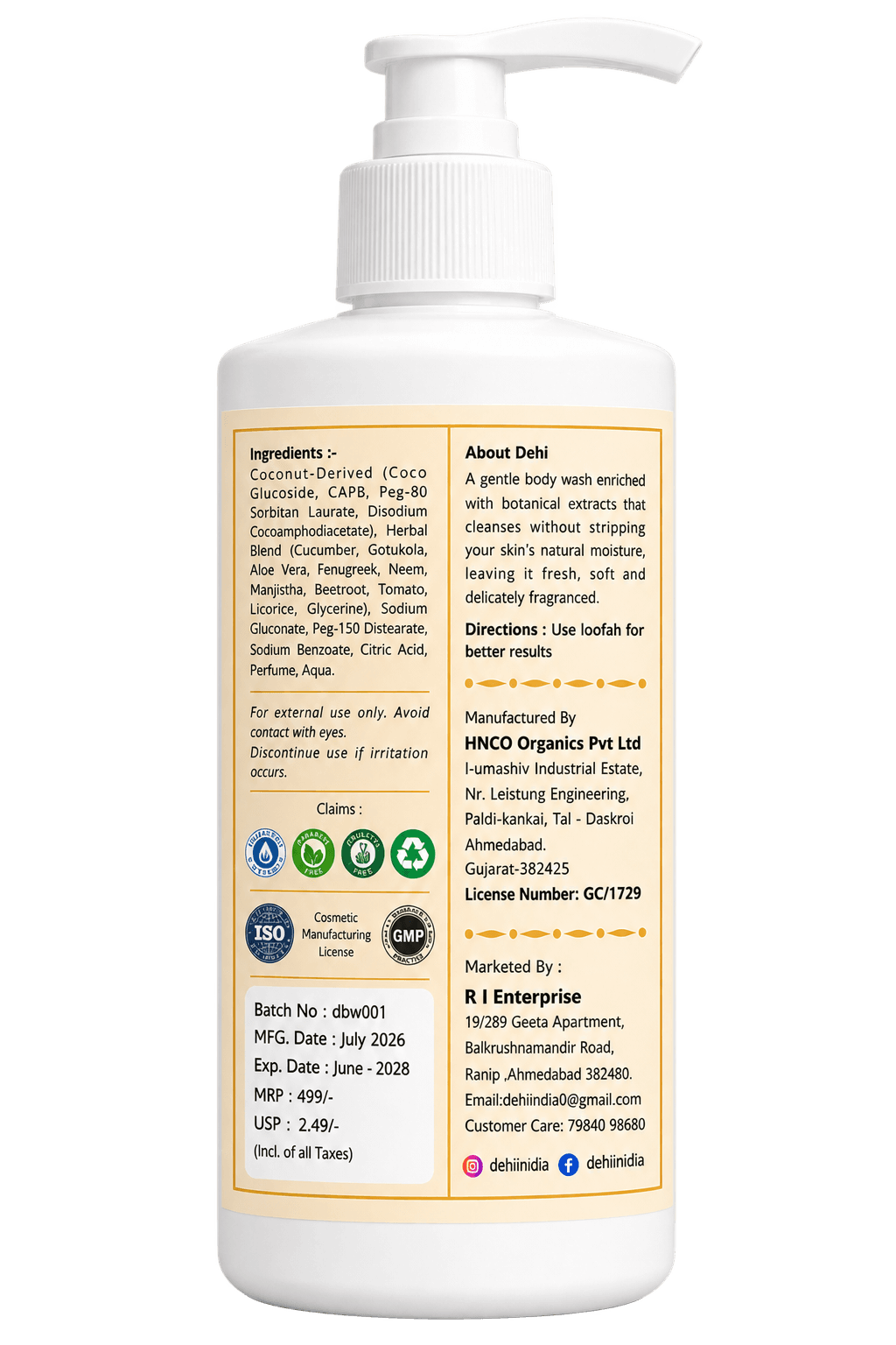 Dehi Body Wash Care for Every Body
